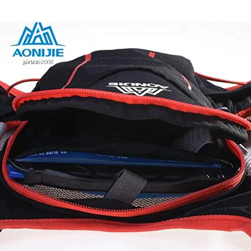 AONIJIE Hydration Pack Vest Backpack Rucksack Daypack for Hiking Camping Outdoor (Backpack with 2pcs 500ml bottles, S/M)