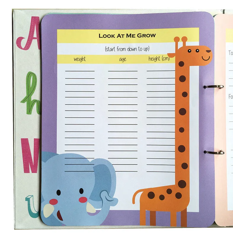 Baby's First Year Journal- Elephant