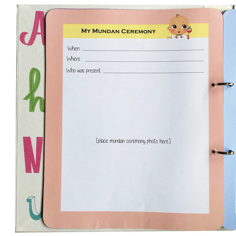 Baby's First Year Journal- Elephant