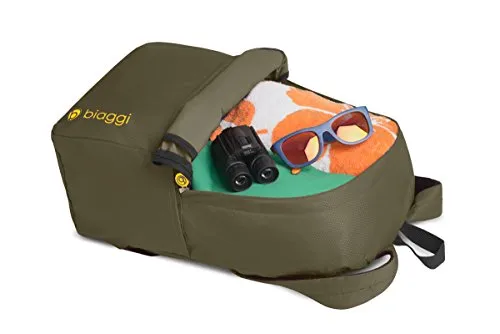 Biaggi Luggage Paksak Packable Backpack As As Seen on Shark Tank Olive 17-Inch