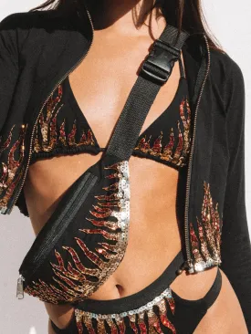 BLAZE SEQUIN SPARKLE BUMBAG