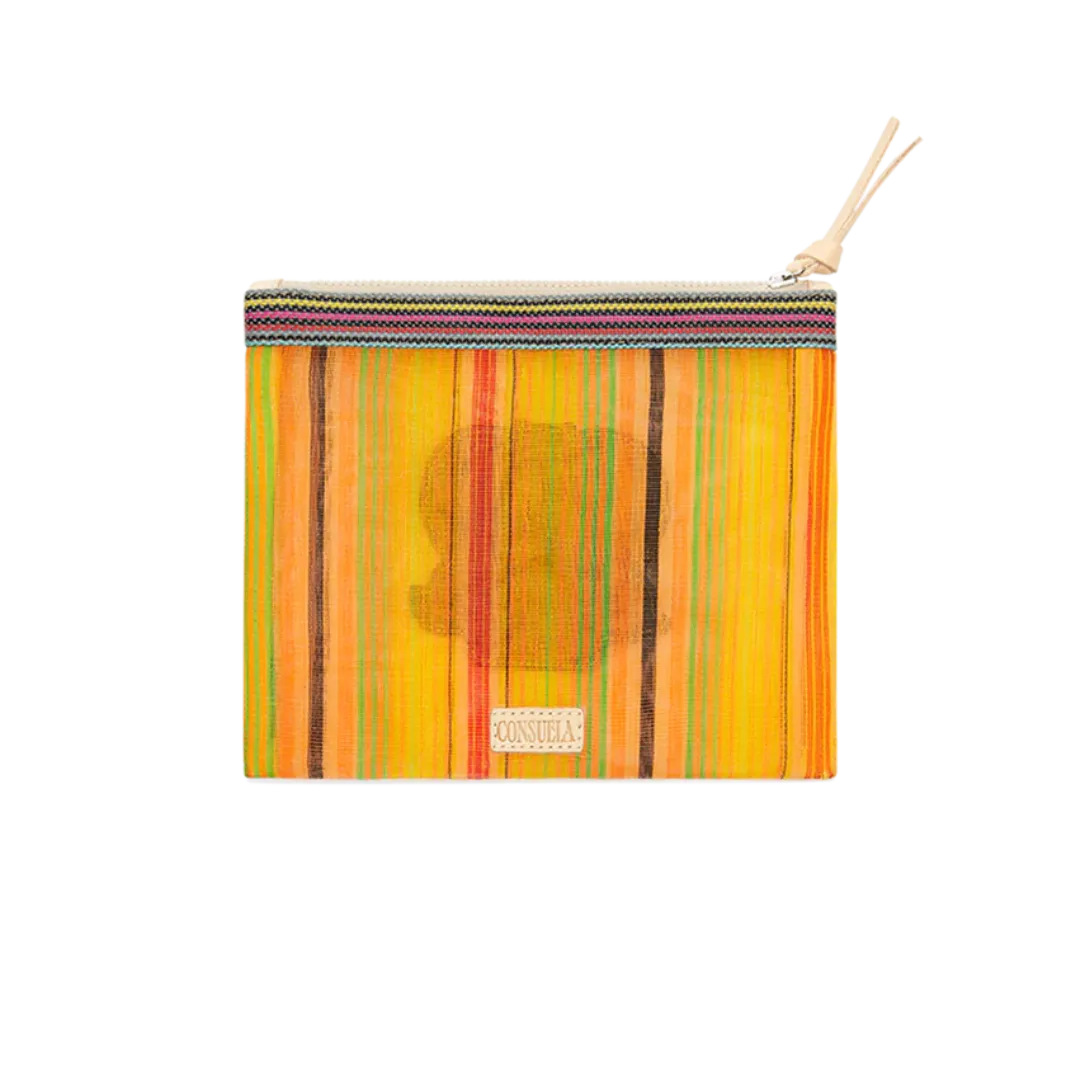 Consuela Women's Elena Patch Slim Zip Pouch