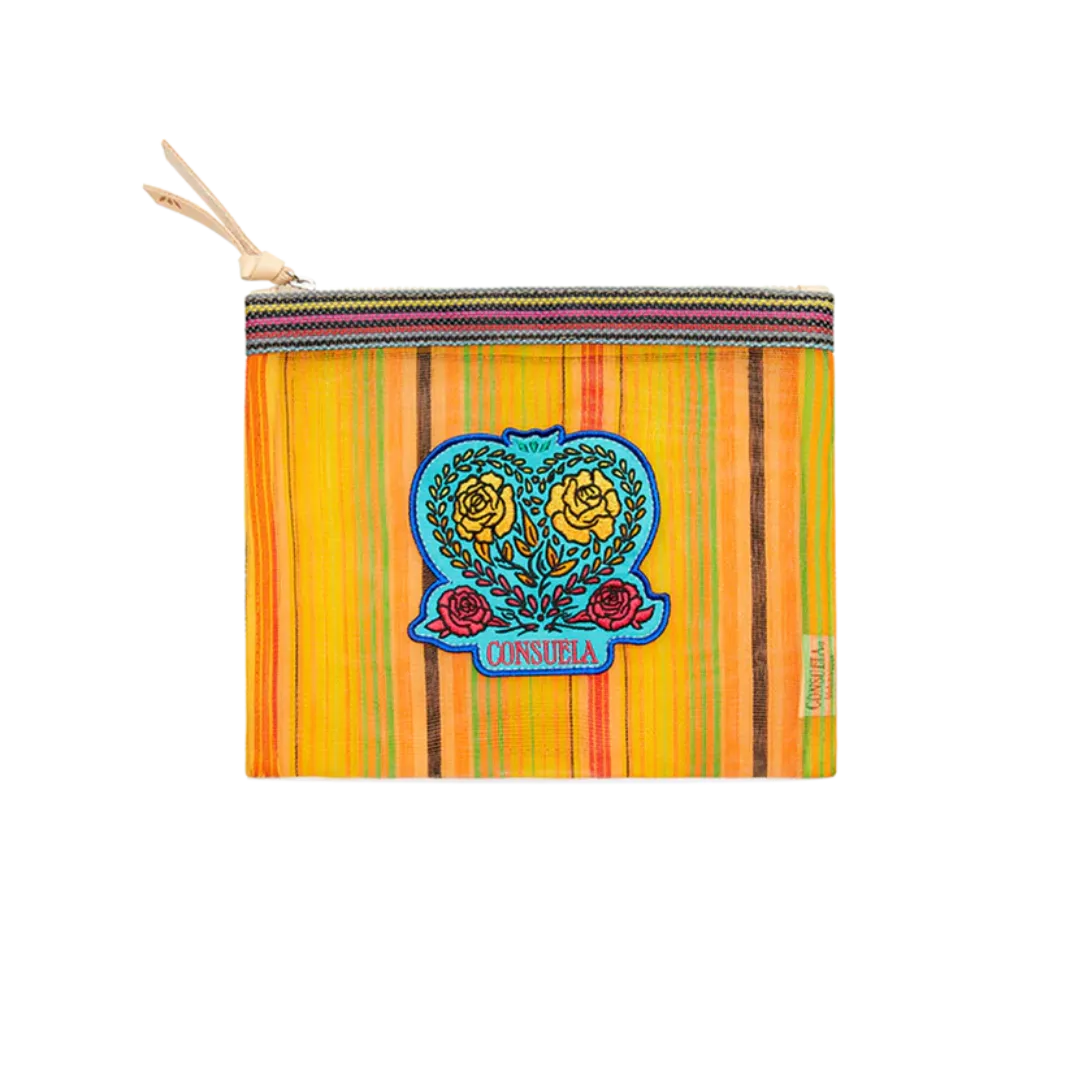 Consuela Women's Elena Patch Slim Zip Pouch