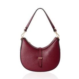 Crescent Shoulder/Crossbody Bag | Burgundy