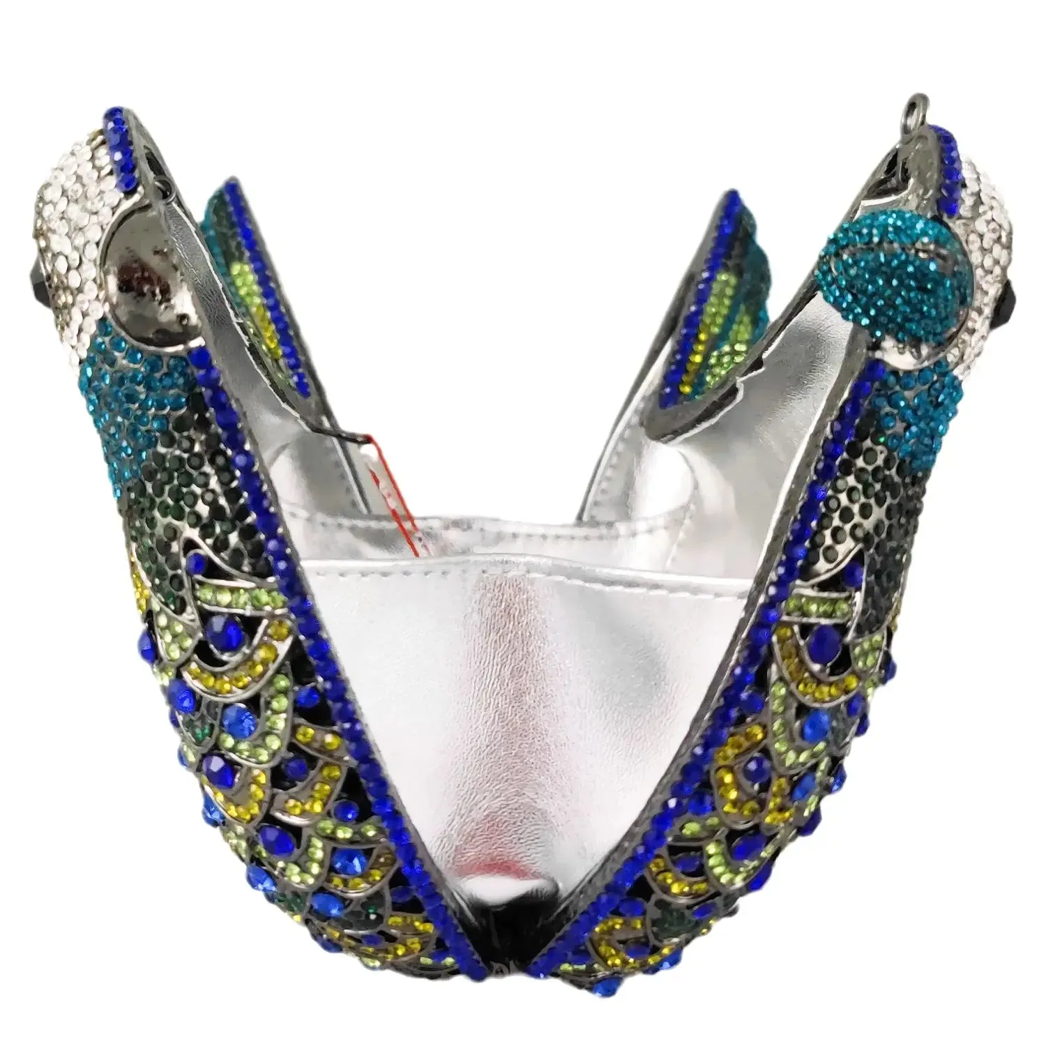 Crystal Woodland Bird Minaudière Clutch Bags