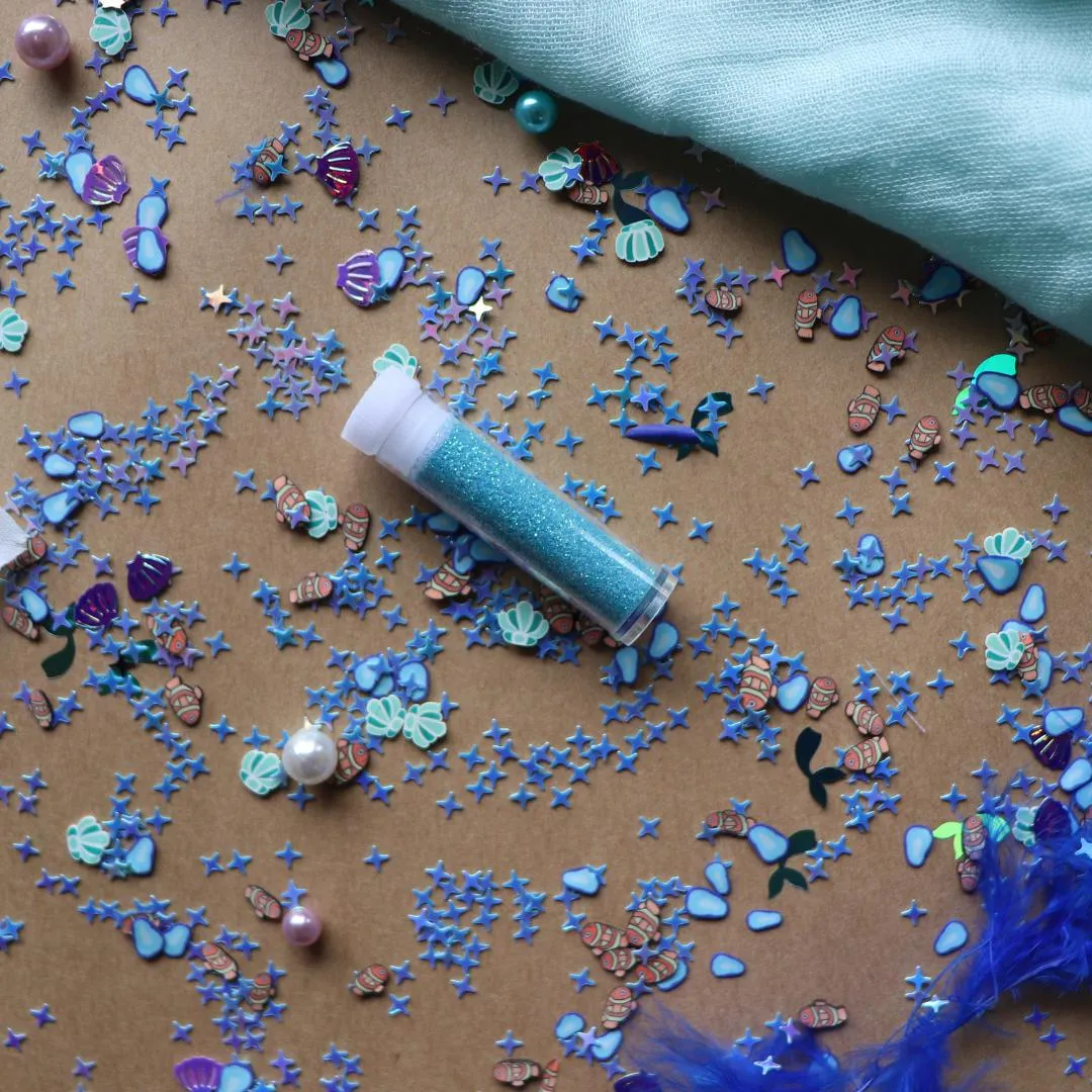 DIY Calm Down Bottle Refills - Ocean