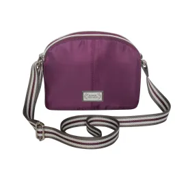 Earth Squared - Voyage Half Moon Messenger Bag - Plum Grape - 21x17x5cms