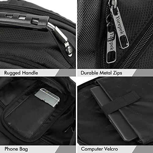 Extra Large Backpack, Durable Lightweight Travel Laptop Bag With Computer Compartment And Usb