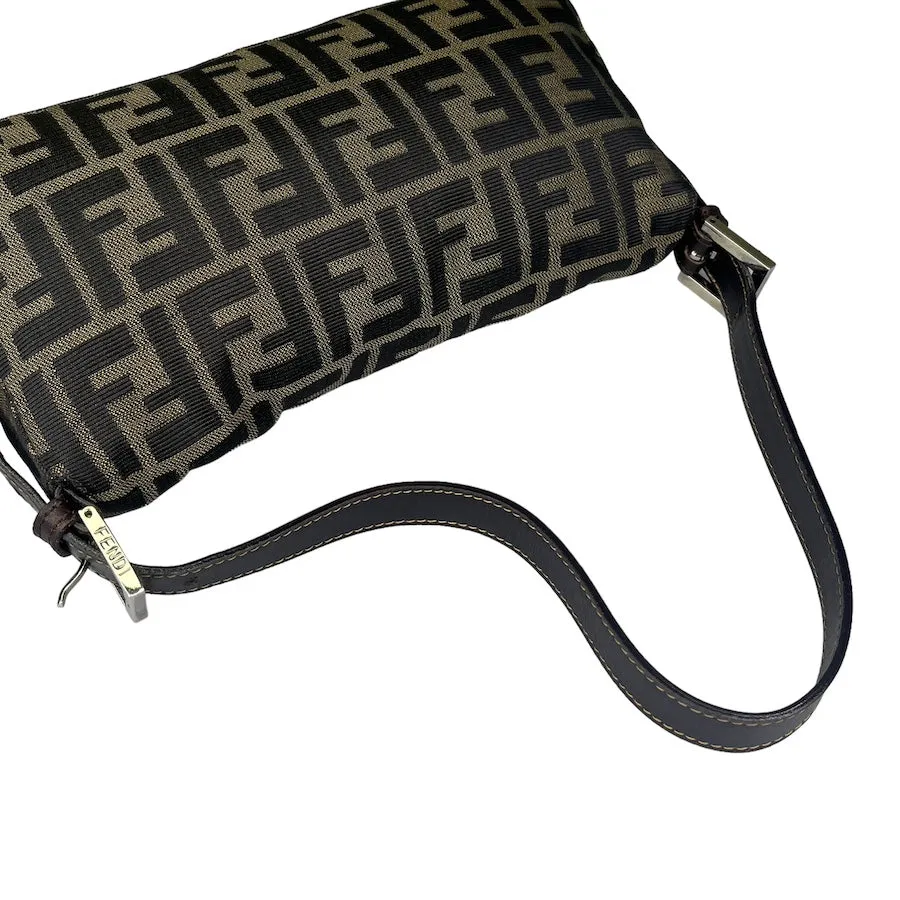 FENDI CLASSIC ZUCCA CANVAS BAGUETTE BAG