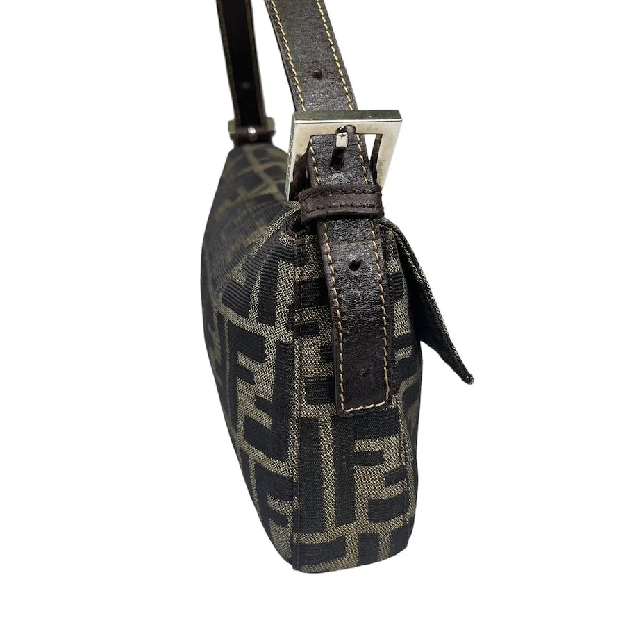 FENDI CLASSIC ZUCCA CANVAS BAGUETTE BAG