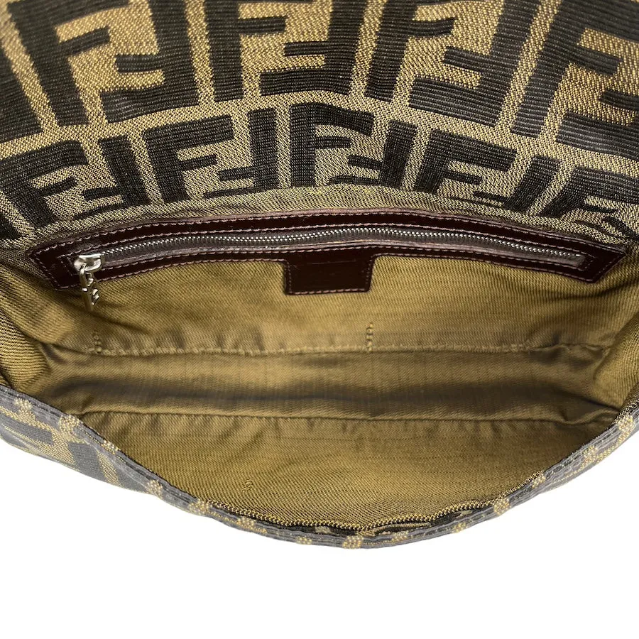 FENDI CLASSIC ZUCCA CANVAS BAGUETTE BAG