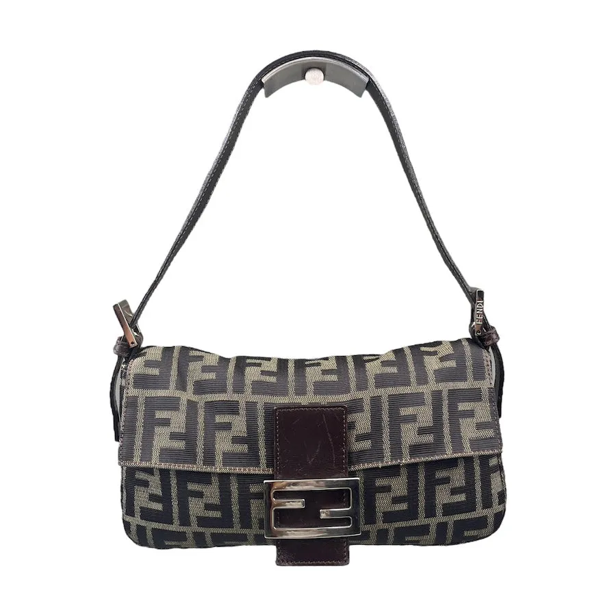FENDI CLASSIC ZUCCA CANVAS BAGUETTE BAG