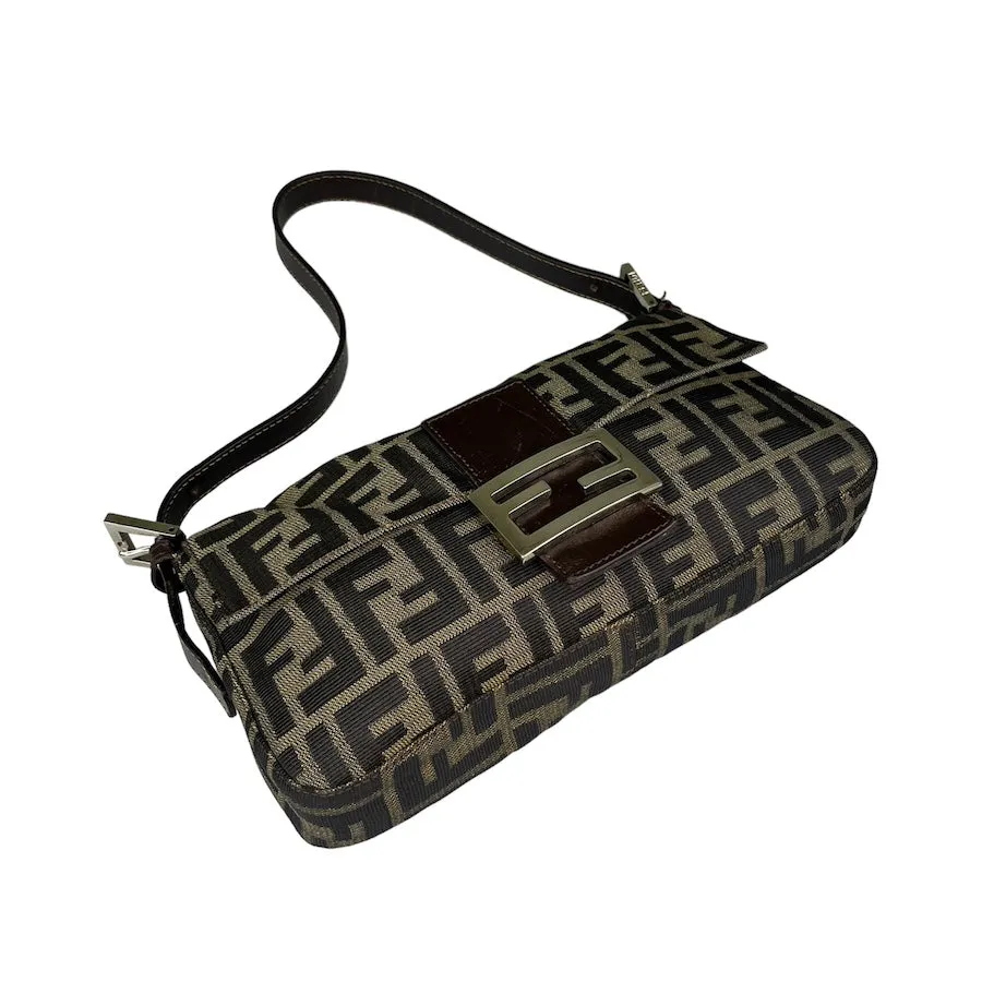 FENDI CLASSIC ZUCCA CANVAS BAGUETTE BAG