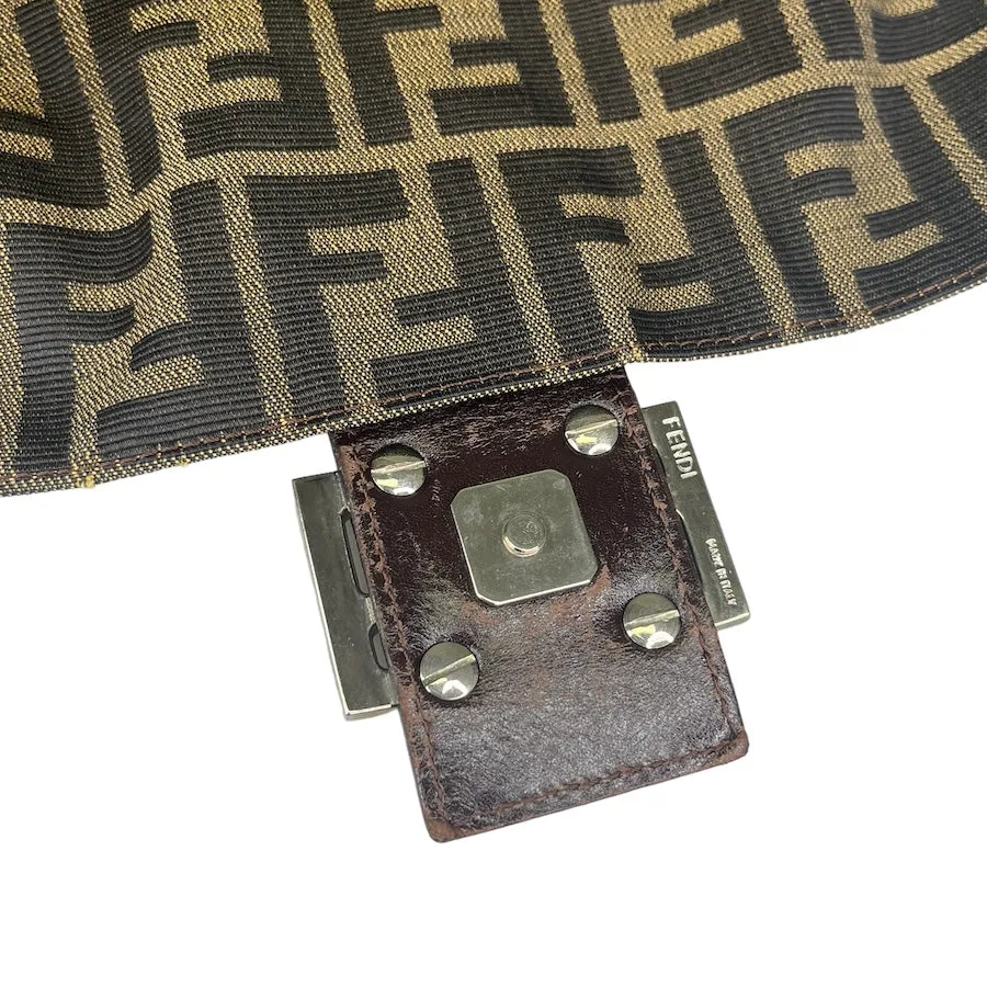 FENDI CLASSIC ZUCCA CANVAS BAGUETTE BAG