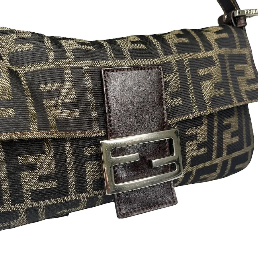 FENDI CLASSIC ZUCCA CANVAS BAGUETTE BAG