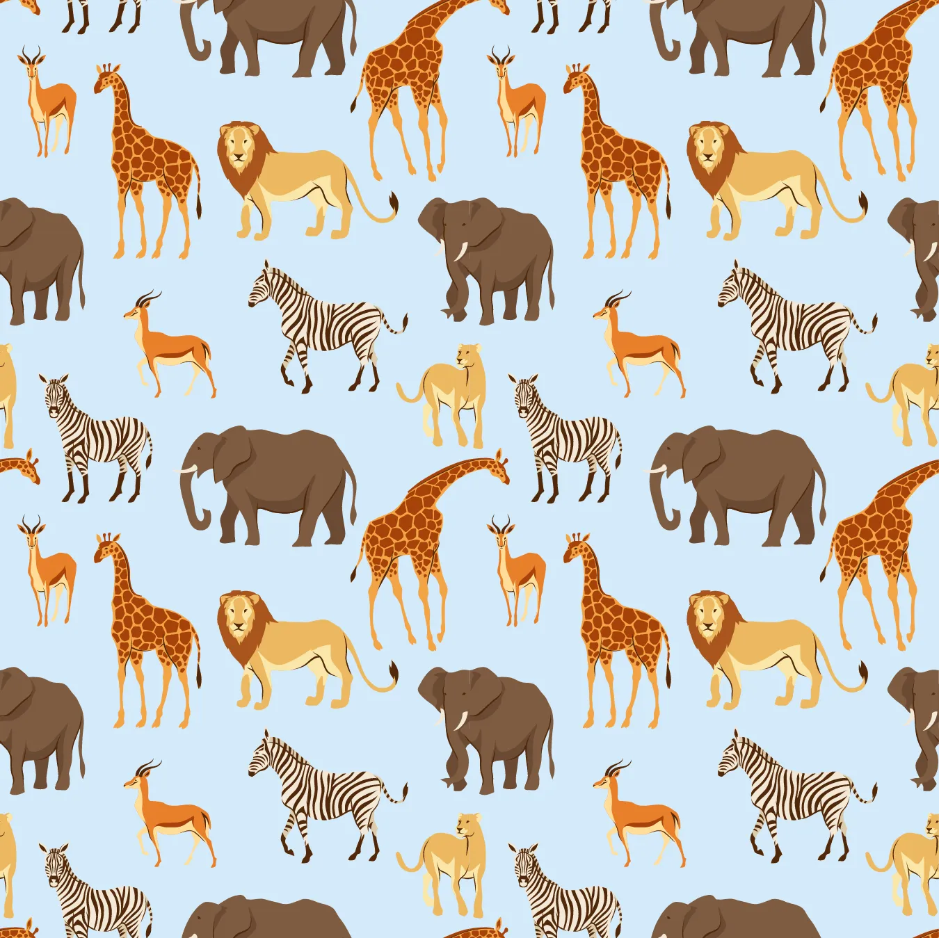 Greeting Card - Safari