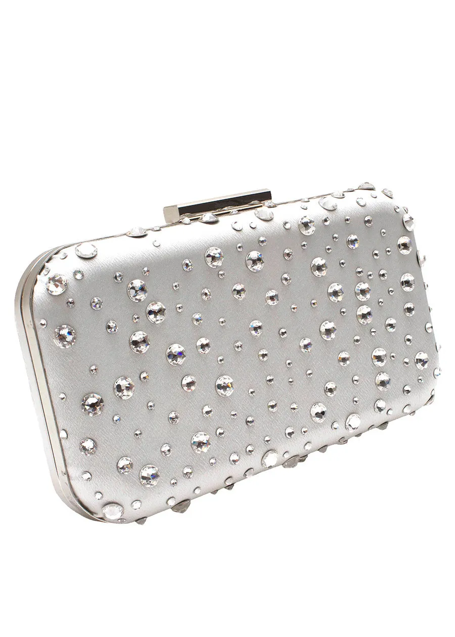 Hadley Crystal Polka Dot Clutch