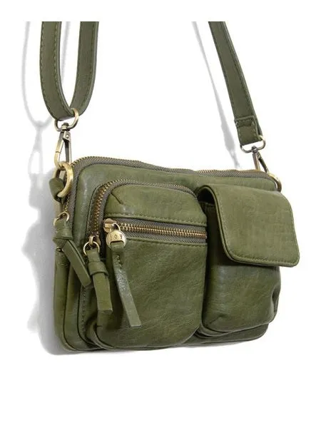 Kendra Cargo Pocket Sling / Crossbody Bag - L8185-03  -  Women  MOSS