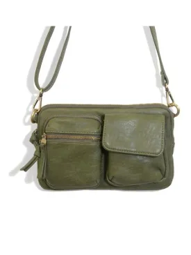 Kendra Cargo Pocket Sling / Crossbody Bag - L8185-03  -  Women  MOSS