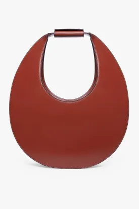 LARGE MOON BAG | COGNAC