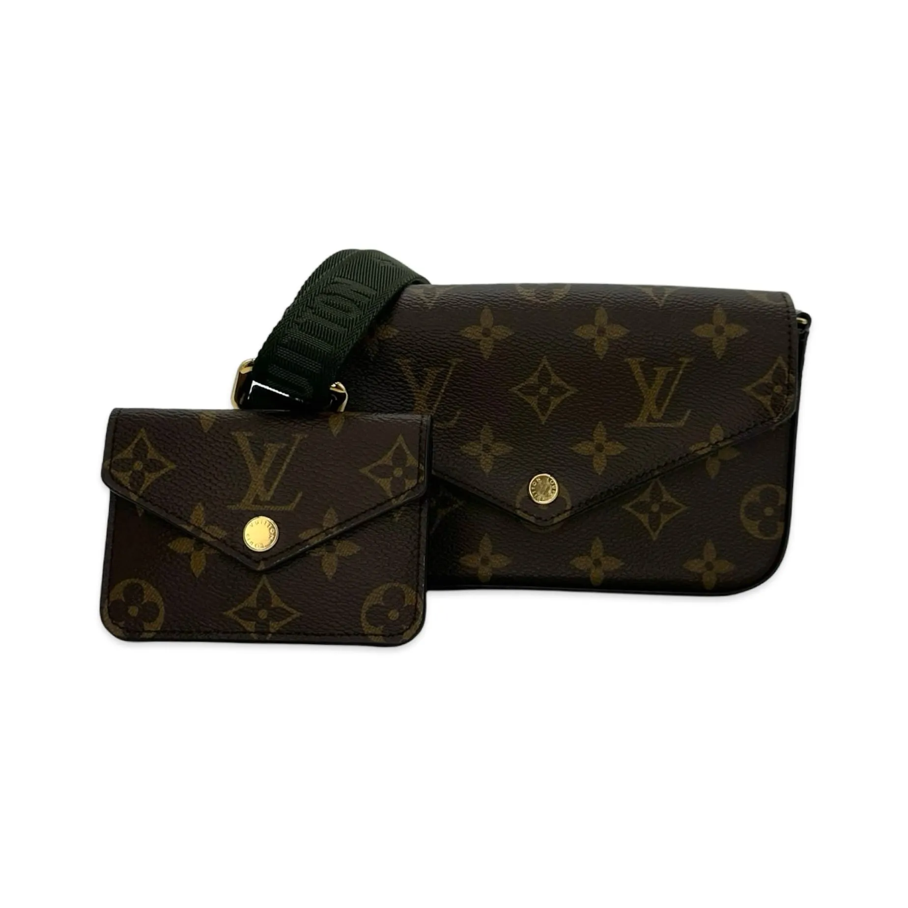 LOUIS VUITTON: Monogram Felicie Strap and Go