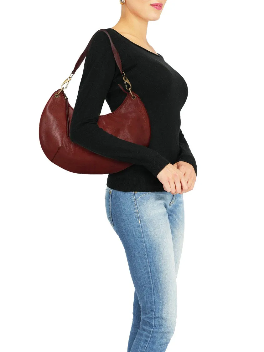 <b> GUCCI</b> <br>Half Moon Hobo Bag