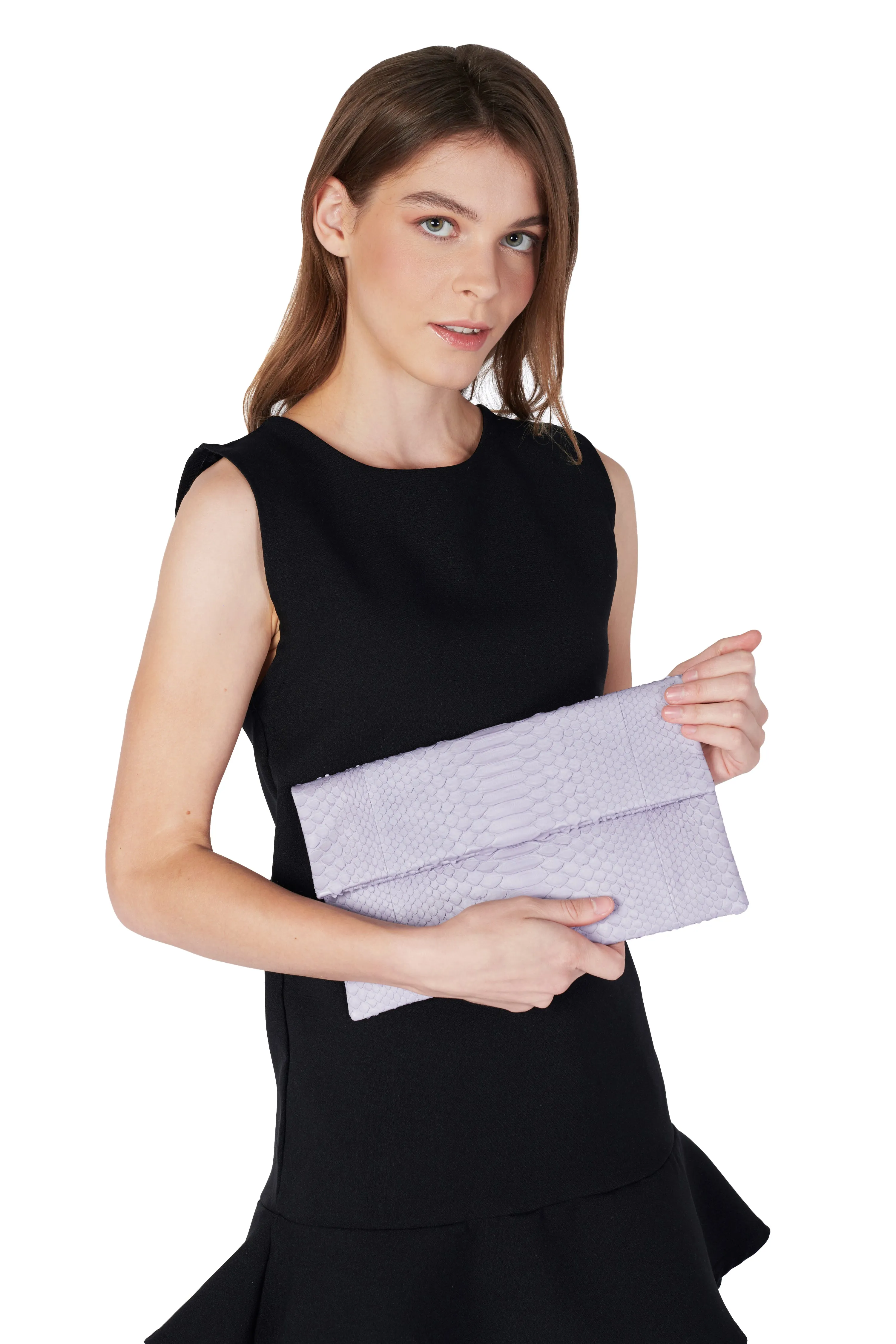 Mandalay Lilac Foldover Clutch
