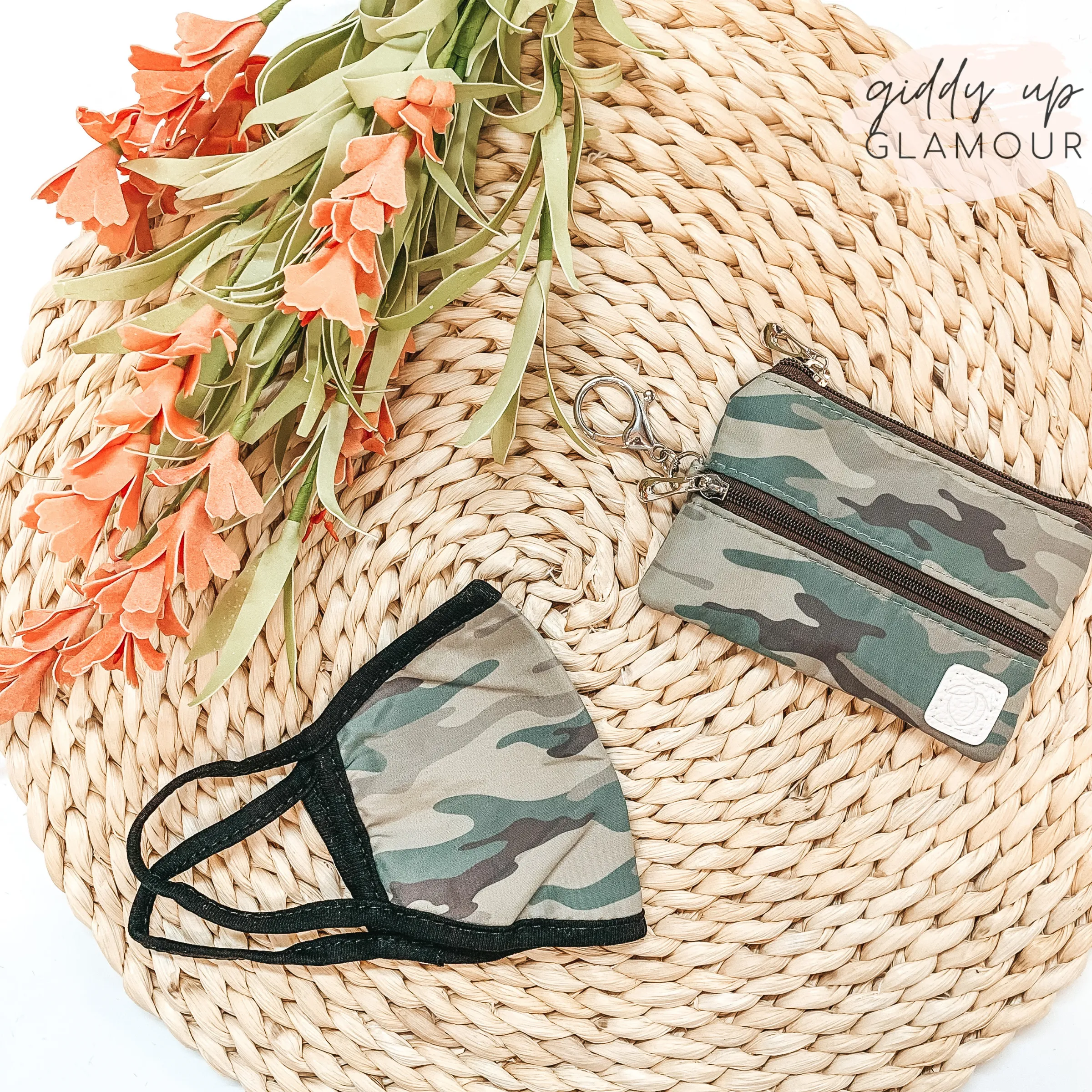 Packed with Style Camo Mini Versi Bag with Face Covering Included in Multi