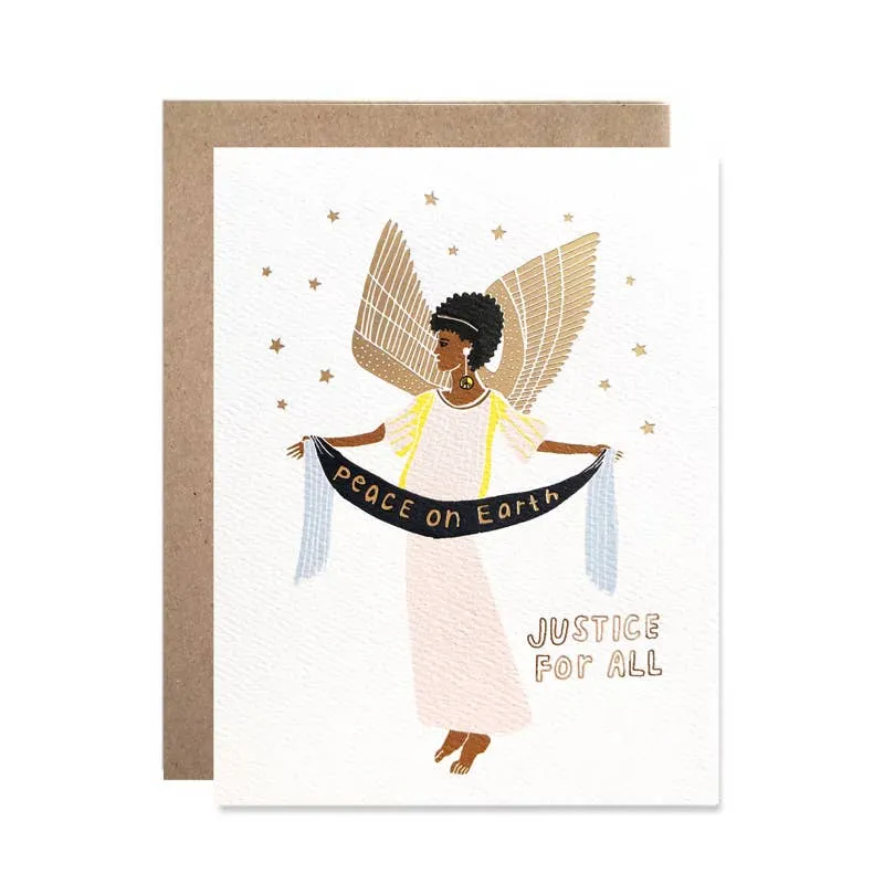 Peace on Earth and Justice for All Card