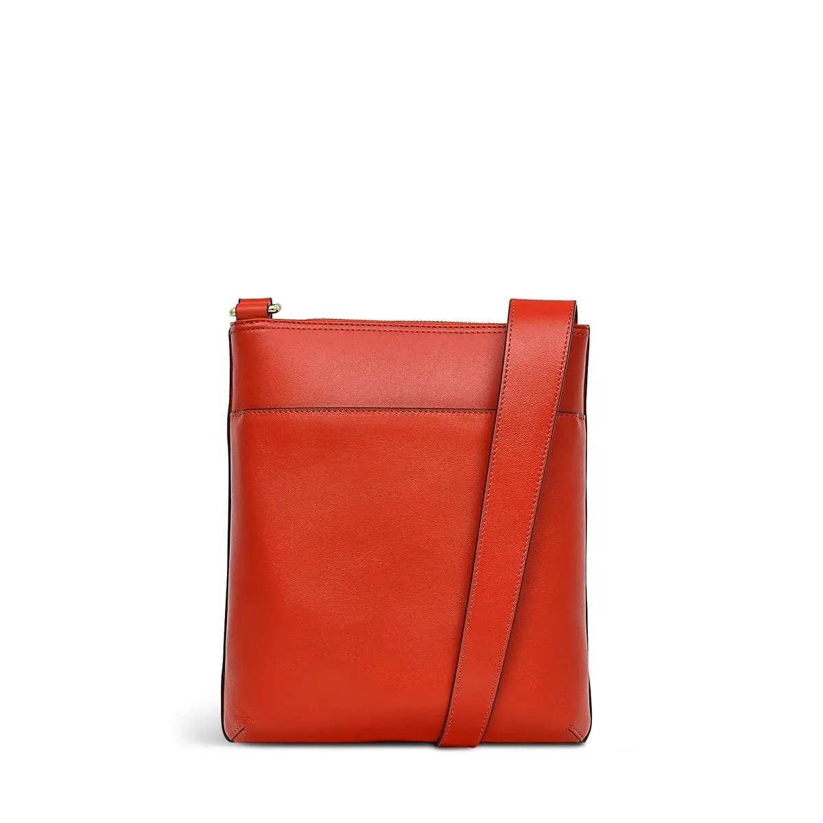 Radley Anniversary Camden Collection Medium Zip-Top Cross Body in Phone Box Red