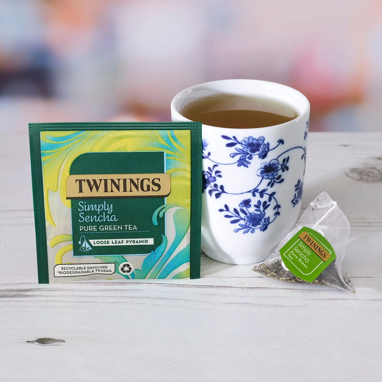 Simply Sencha Green Tea Loose Leaf Pyramid - Single Envelope