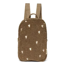 Studio Noos Brown Teddy Hearts Mini Rugzakje