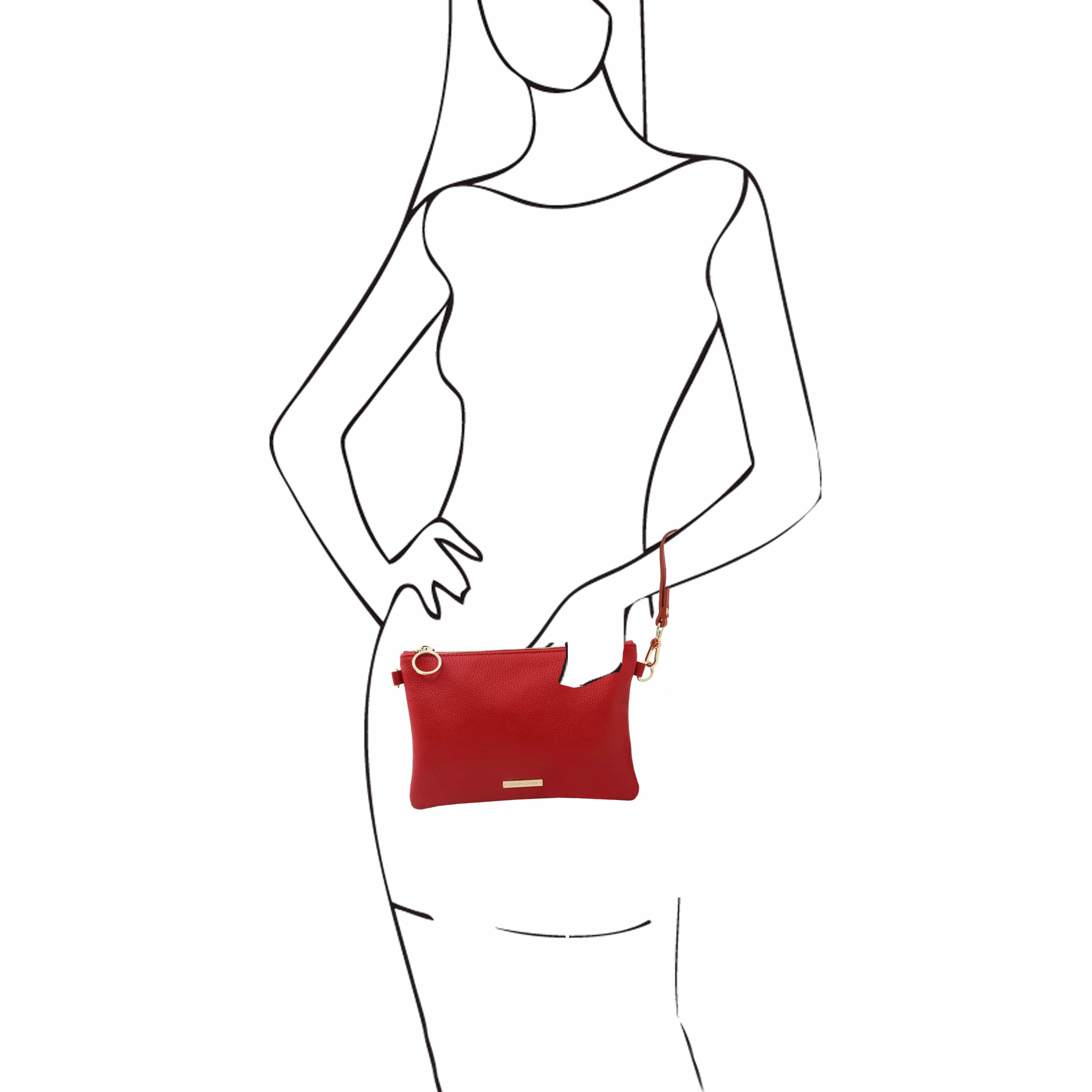 TL Bag - Soft Italian leather clutch | TL142029