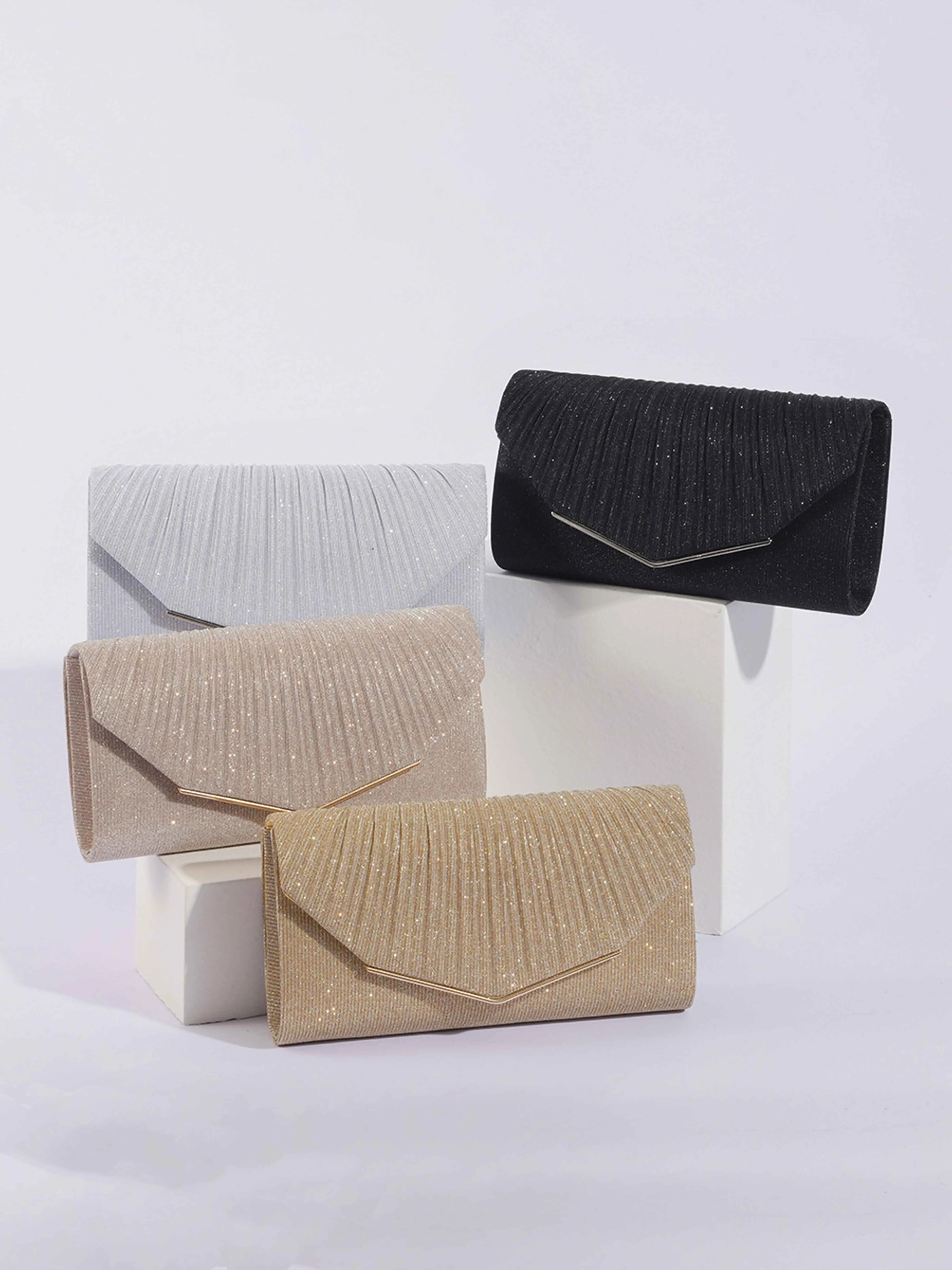 Trendy Delicate Shining Clutches & Evening Bags