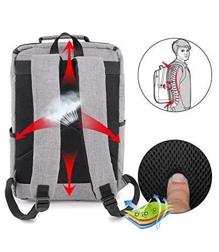 Weekend Shopper 15.6" Laptop Backpack Vintage Backpack College Backpacks Laptop Bookbag School