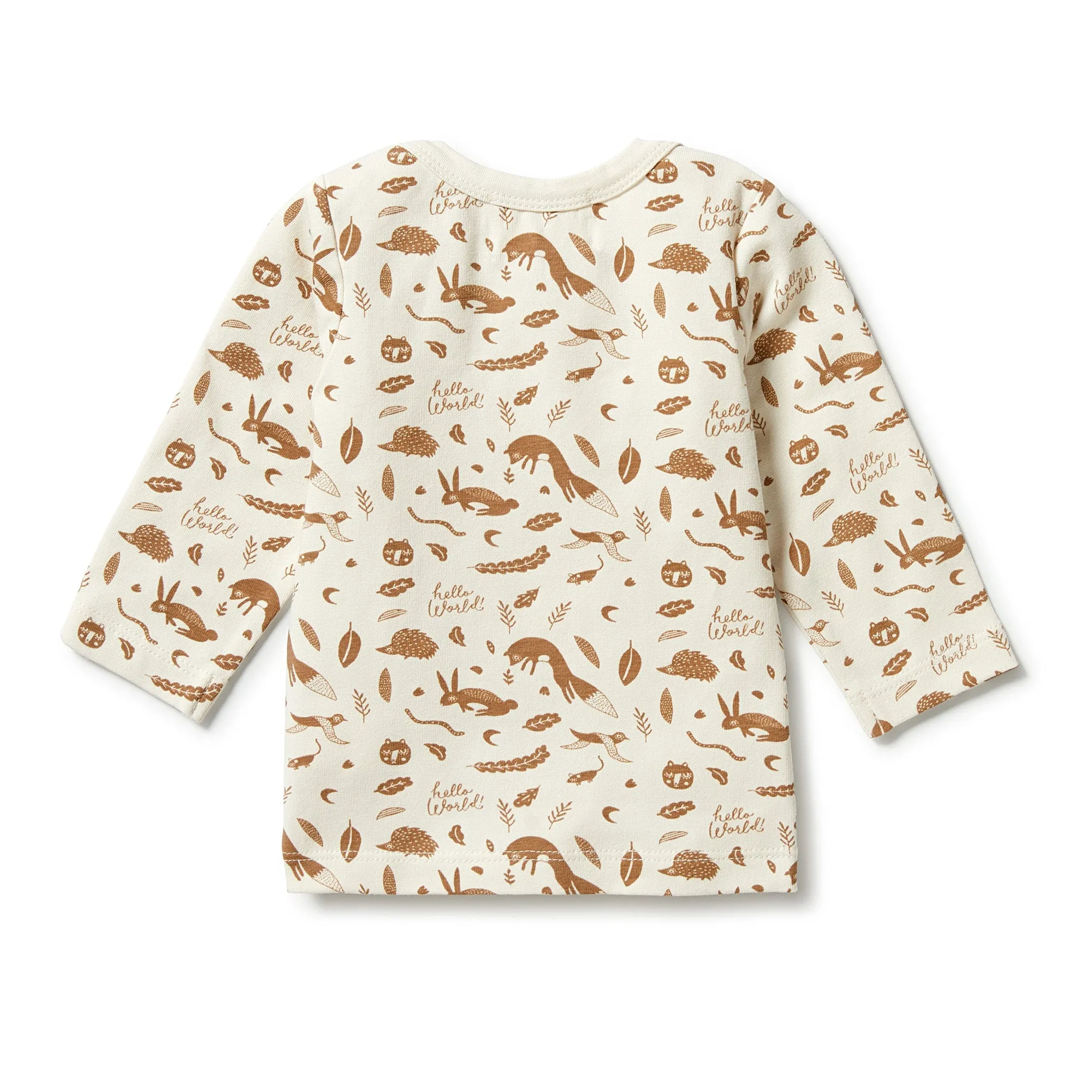 Wilson and Frenchy Organic Envelope Top - Hello World