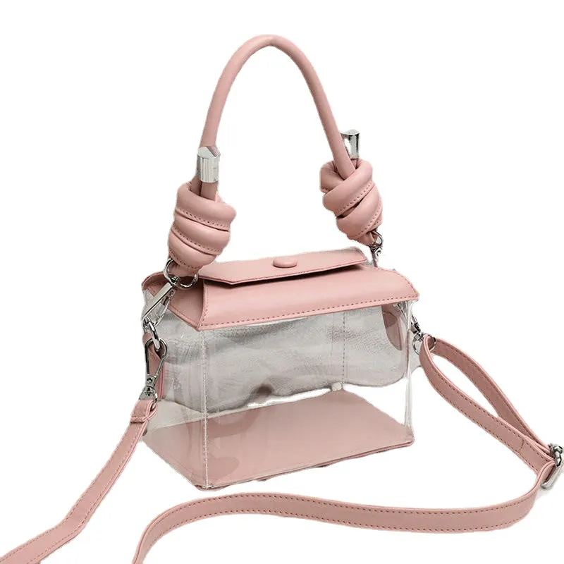 Women Fashion PVC Transparent Crossbody Bag Shoulder