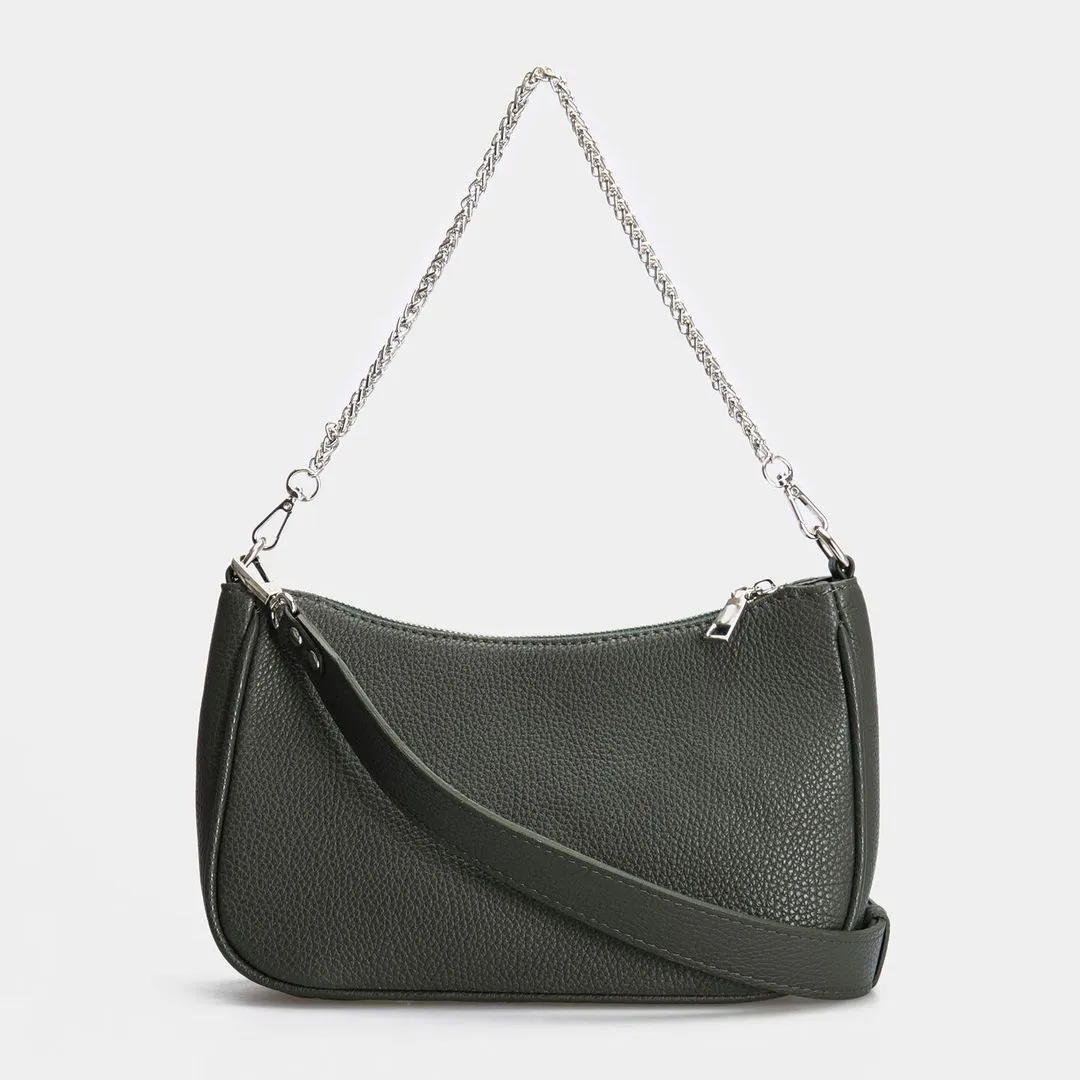 Women Leather Crossbody Bag Jane Beige