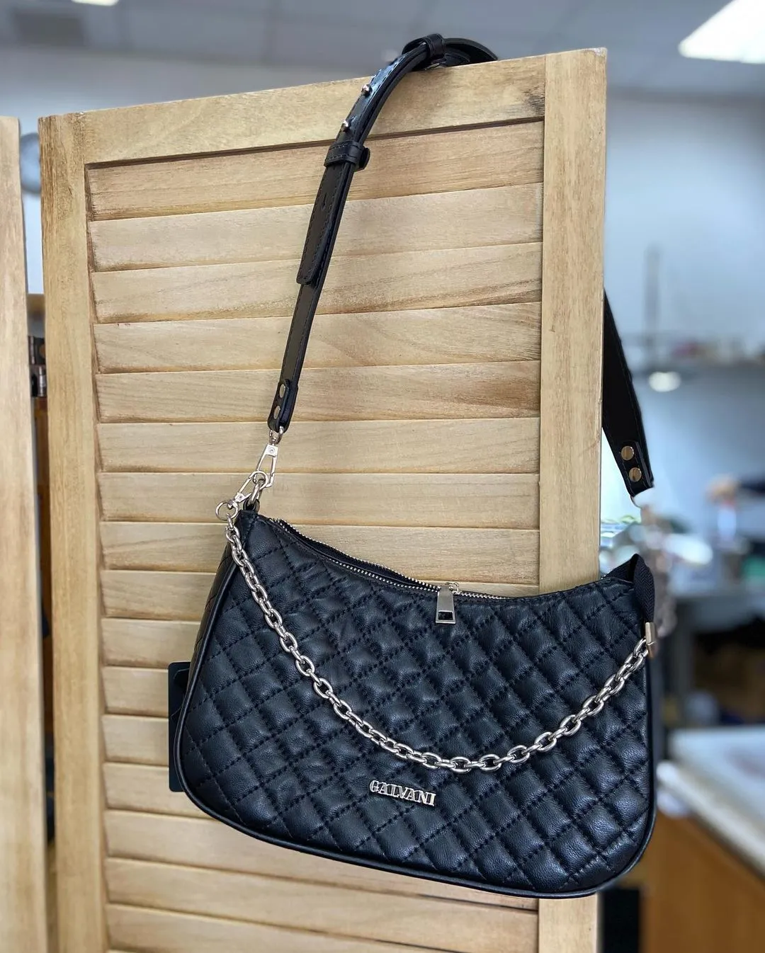 Women Leather Crossbody Bag Jane White